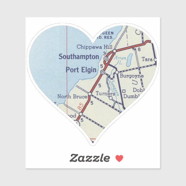 Adesivo Southampton Ontario (Folha)