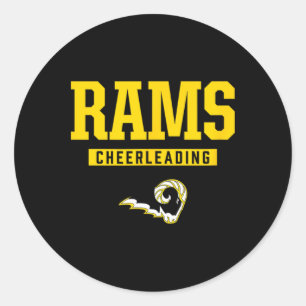 Adesivo Southeast Polk Rams Logo Cheerleading EM