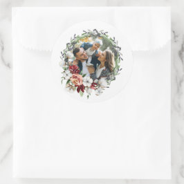 Adesivo Southern Floral Cotton Christmas Wreath Photo