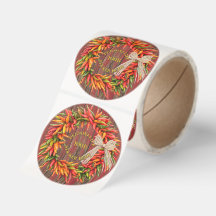 Southwest Chile Peppers Ristra Wreath Personalized