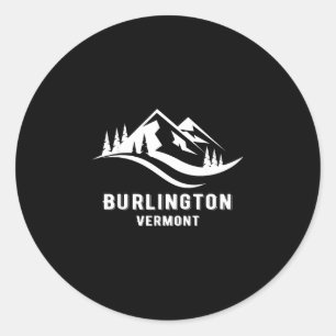 Adesivo Souvenir de lembrança das montanhas de Burlington 