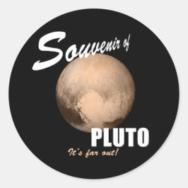 Adesivo Souvenir de Plutão