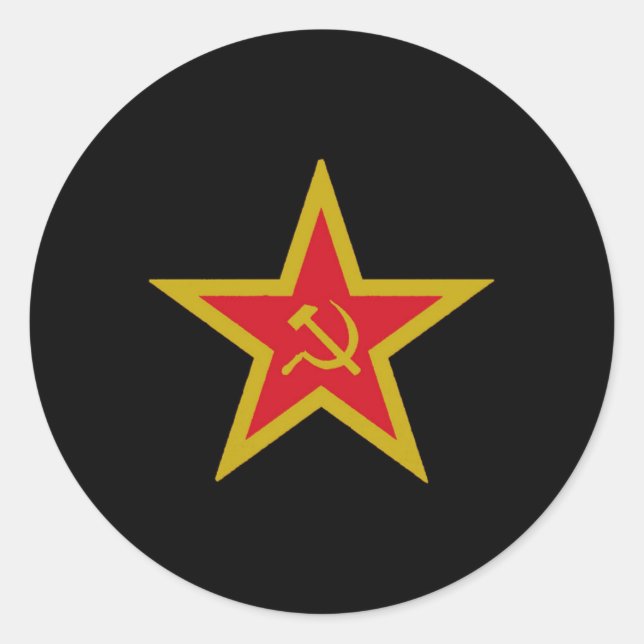 Adesivo Soviet Union Communist Star Flag (Frente)