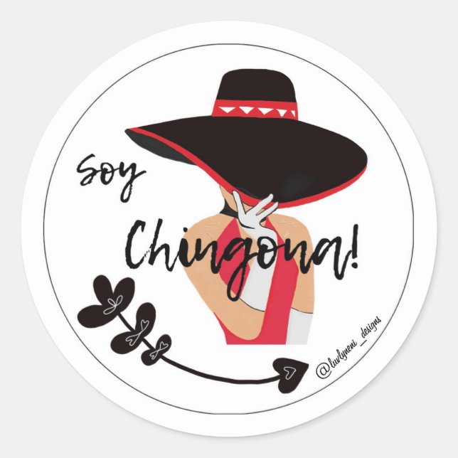 Adesivo Soy Chingona (Frente)