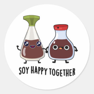 Adesivo Soy Happy Junted Soy Sauce Pun