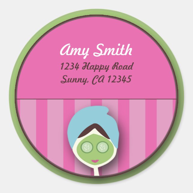 Adesivo Spa Bachelorette ou Birthday Seal (Frente)