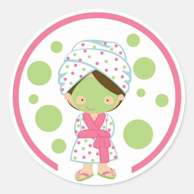Adesivo Spa Girl Sticker (Frente)