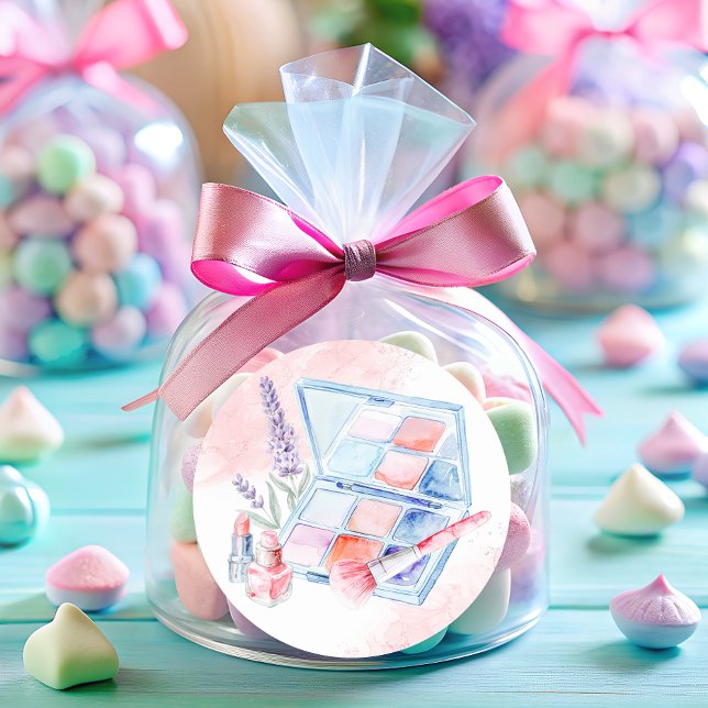 Adesivo Spa Party Girl Makeup Pastel (Criador carregado)