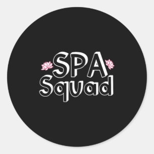 Adesivo Spa Squad Spa Funcionarios Funny Spa Festa de aniv