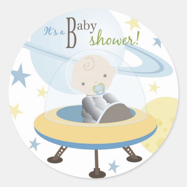Adesivo Space Baby Sticker (Frente)