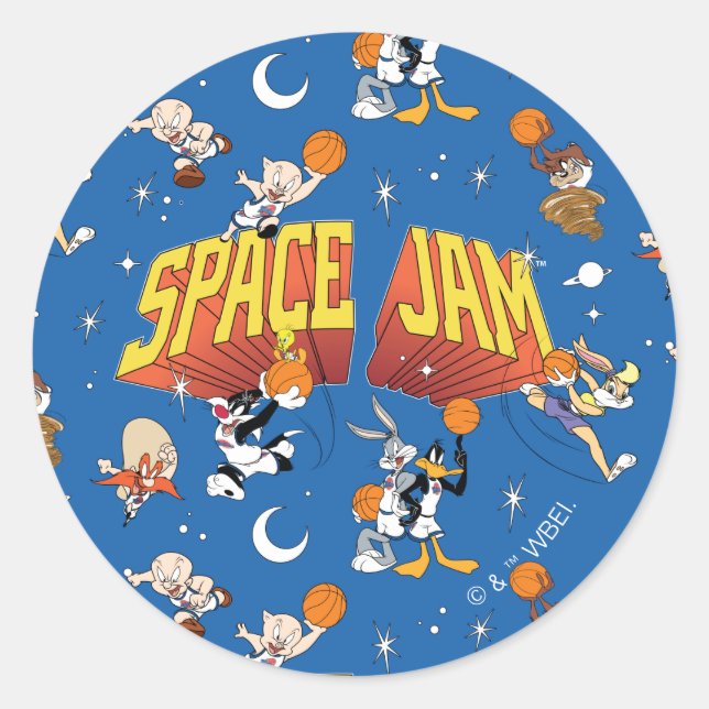 Adesivo SPACE JAM™ TUNE SQUAD™ Outter Space Pattern (Frente)