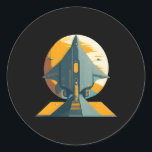Adesivo Spacecraft Spaceship Science Fiction<br><div class="desc">Explore o desconhecido com essa design de espaçonave futurista que incorpora a essência da ficção científica e leva sua imaginação a novas fronteiras.</div>