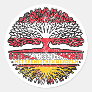 Adesivo Spanien Spanisch Österreichisch Österreich Baum