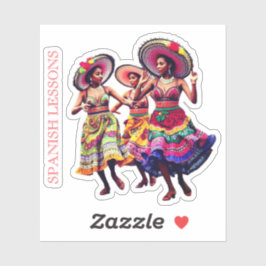 ADESIVO SPANISH LESSONS