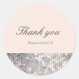 Adesivo Sparkle Sequins Glamor Weding Favor Stickers