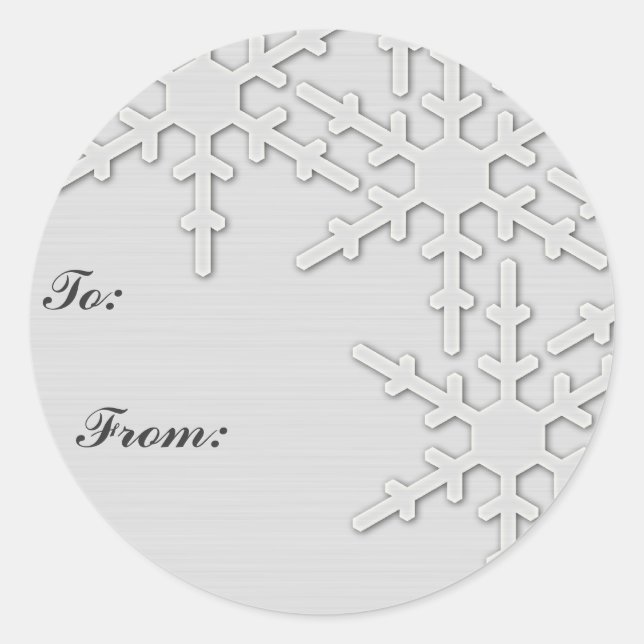 Adesivo Sparkle Snowflake Design (Frente)