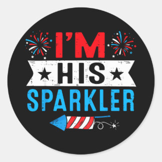 Adesivo Sparkler and 4th of july matching couplesSparkler 