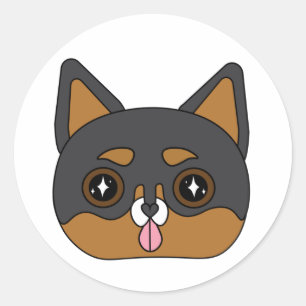 Adesivo Sparkly chihuahua