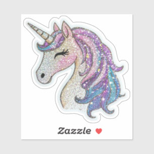 Adesivo Sparkly Glitter Unicorn Sticker