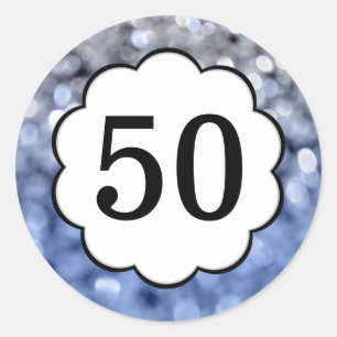 Adesivo Sparks - Número 50 Round Sticker