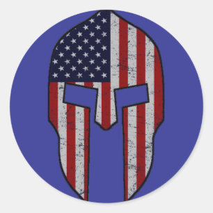 Adesivo Spartan Americano