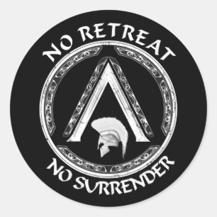 Adesivo Spartan Warrior e Lambda - Símbolo Sticker