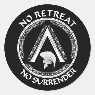 Adesivo Spartan Warrior e Lambda - Símbolo Sticker