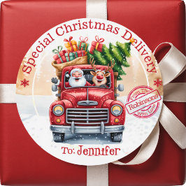 Adesivo Special Christmas Delivery Cute Holiday Gift
