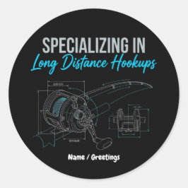Adesivo Specializing in Long Distance Hookups Funny Tech