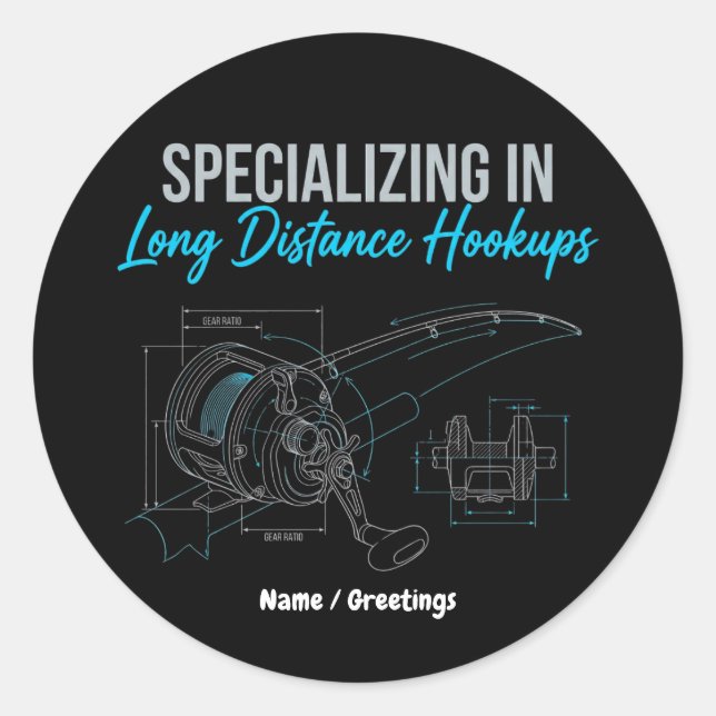 Adesivo Specializing in Long Distance Hookups Funny Tech (Frente)