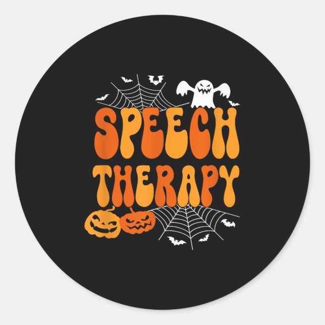 Adesivo Speech Therapy Speech Therast Speech Pathology Hal (Frente)