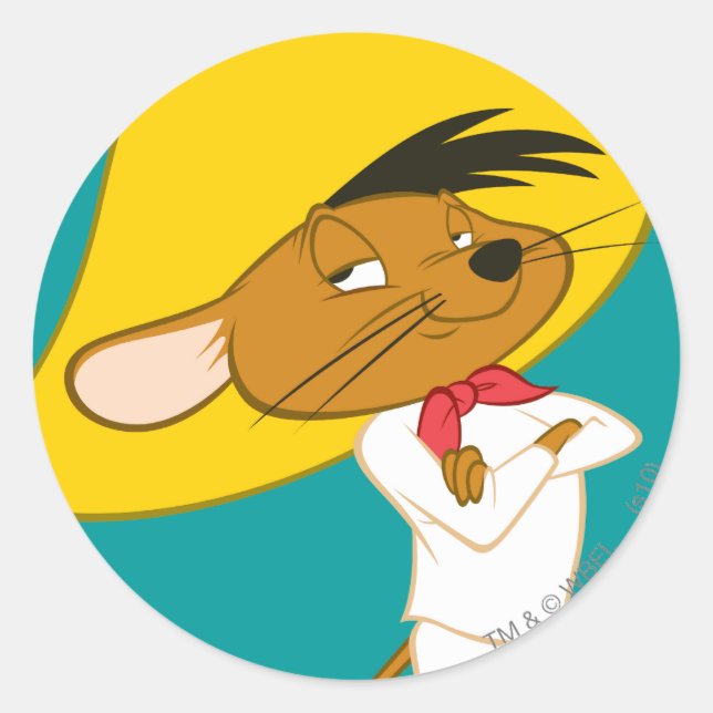 Adesivo SPEEDY GONZALES™ Cor Confiante (Frente)
