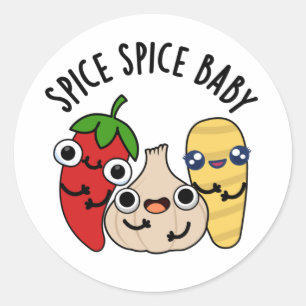 Adesivo Spice Spice Baby Engraçado Comida Pun