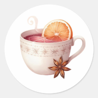 Adesivo Spiced Winter Tea Sticker – Cozy Holiday Drink