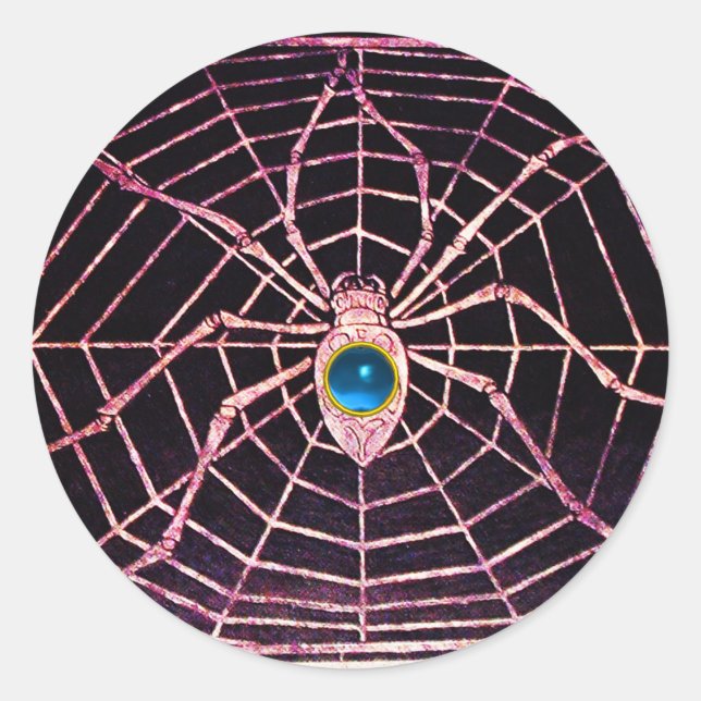 Adesivo SPIDER E WEB Blue Sapphire Black (Frente)