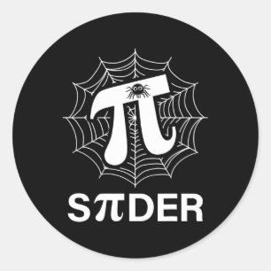 Adesivo Spider Pi Spider Science Professor de matemática E