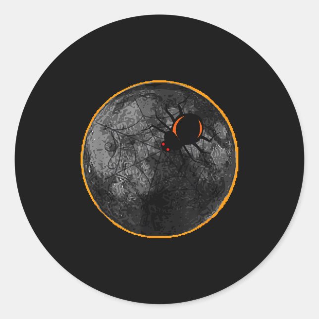 Adesivo Spider Web Arachnid Moon Solar (Frente)