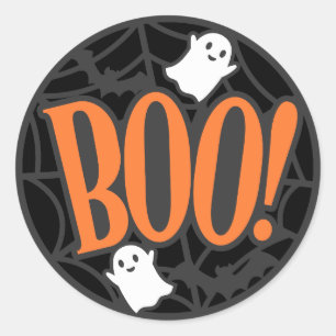 Adesivo Spider Web Ghost Boo! Dia das Bruxas