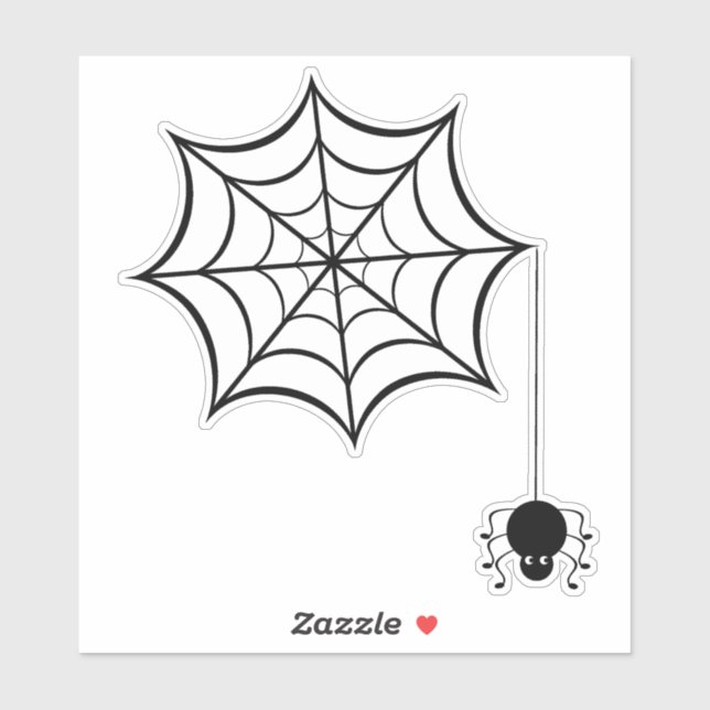 Adesivo Spider Web Sticker (Folha)
