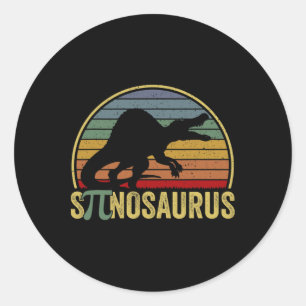 Adesivo Spinosaurus - Dia do Pi Dinossauro Piada de Matemá