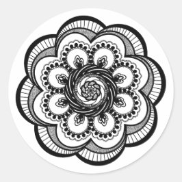 Adesivo Spiral Mandala