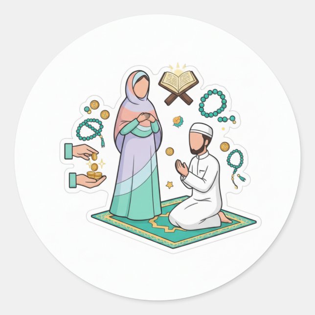 Adesivo Spiritual Islamic Faith & Worship Sticker (Frente)