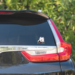 Adesivo Spitz Dog Câmera de Segurança Câmera Aviso Vinil
