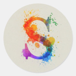 Adesivo Splash de Aquarela S