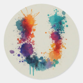 Adesivo Splash de Aquarela U