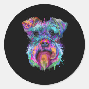 Adesivo Splash Schnauzer