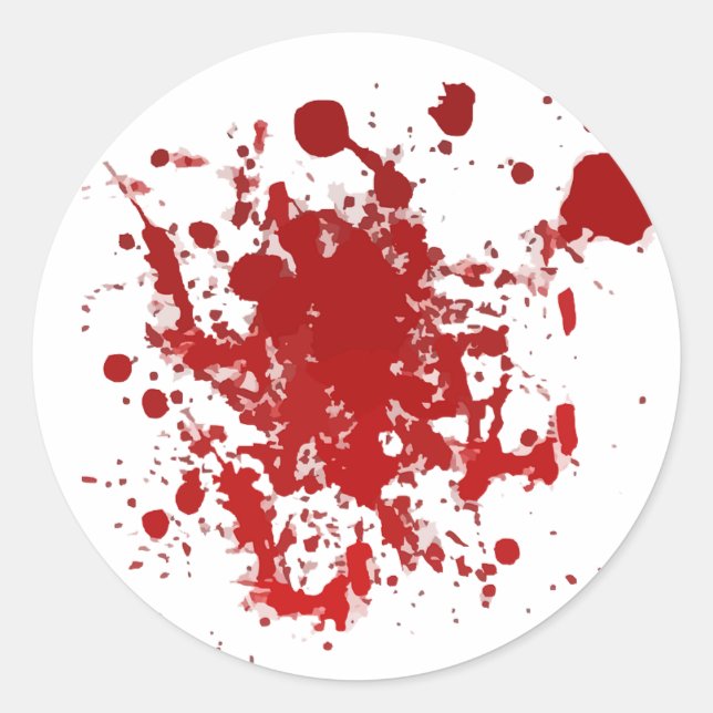 Adesivo Splatter Stickers para o Halloween (Frente)