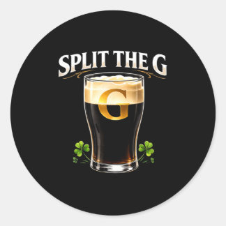 Adesivo Split the g irish beer st patricks day pub 
