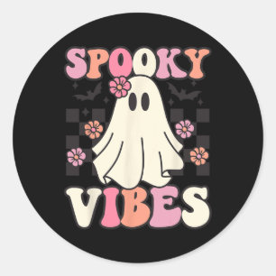 Adesivo Spookes Vibes Halloween Fantume Retro Groovy
