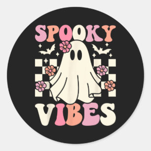 Adesivo Spookes Vibes Halloween Fantume Retro Groovy